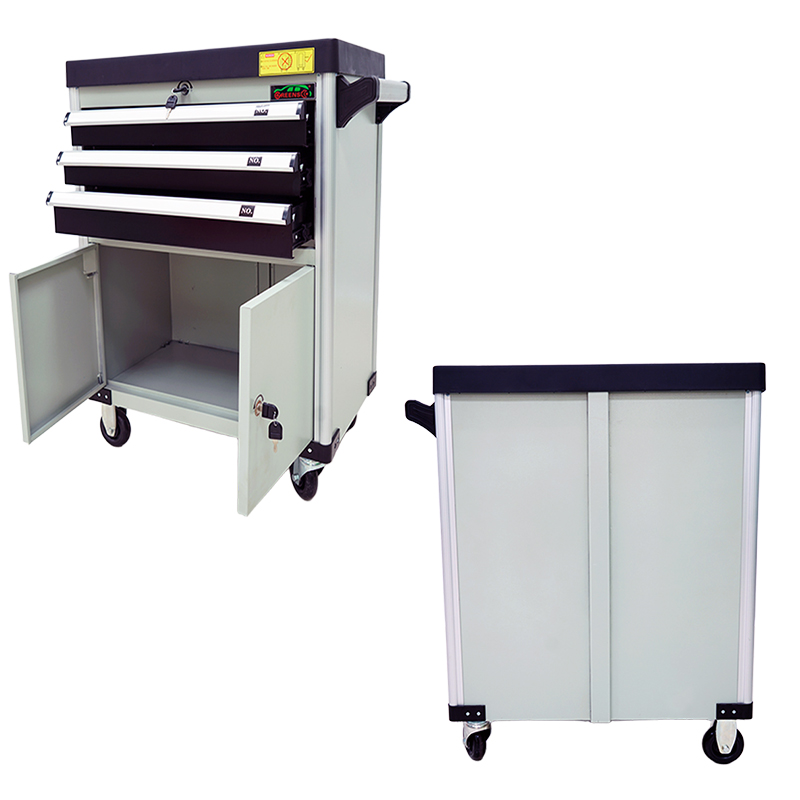 Auto Repair Shop Warranty - Armadio Portautensili Grigio a 3 Cassetti