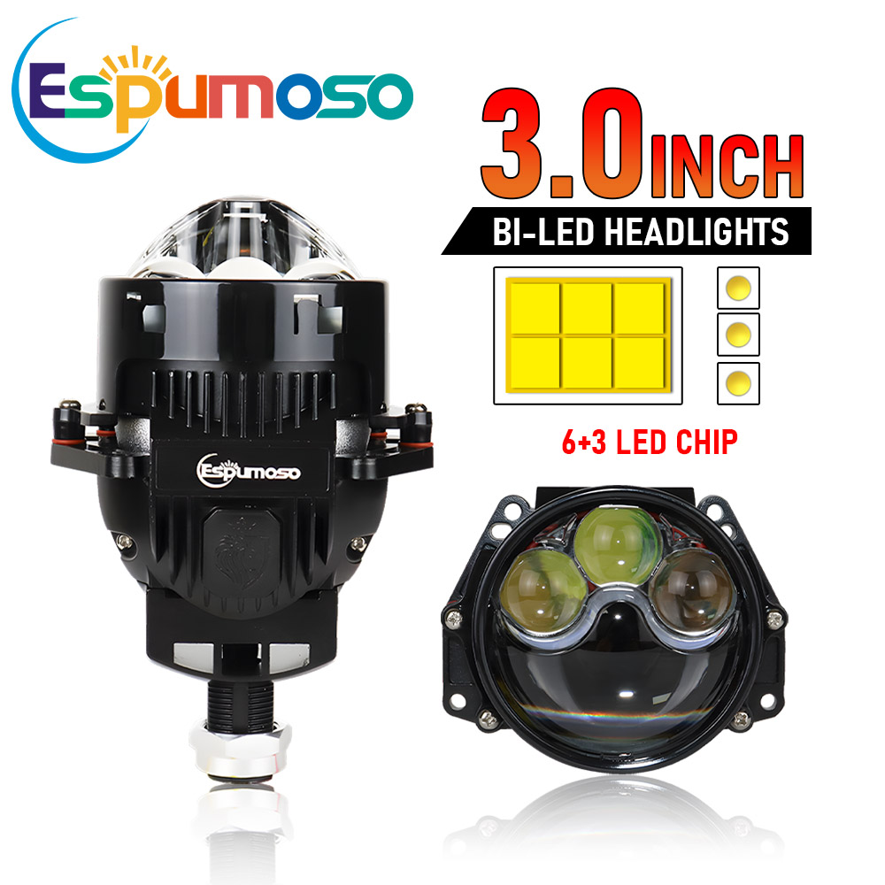 Headlight Aiming Tool - Proiettore Bi-LED Laser da 3 Pollici