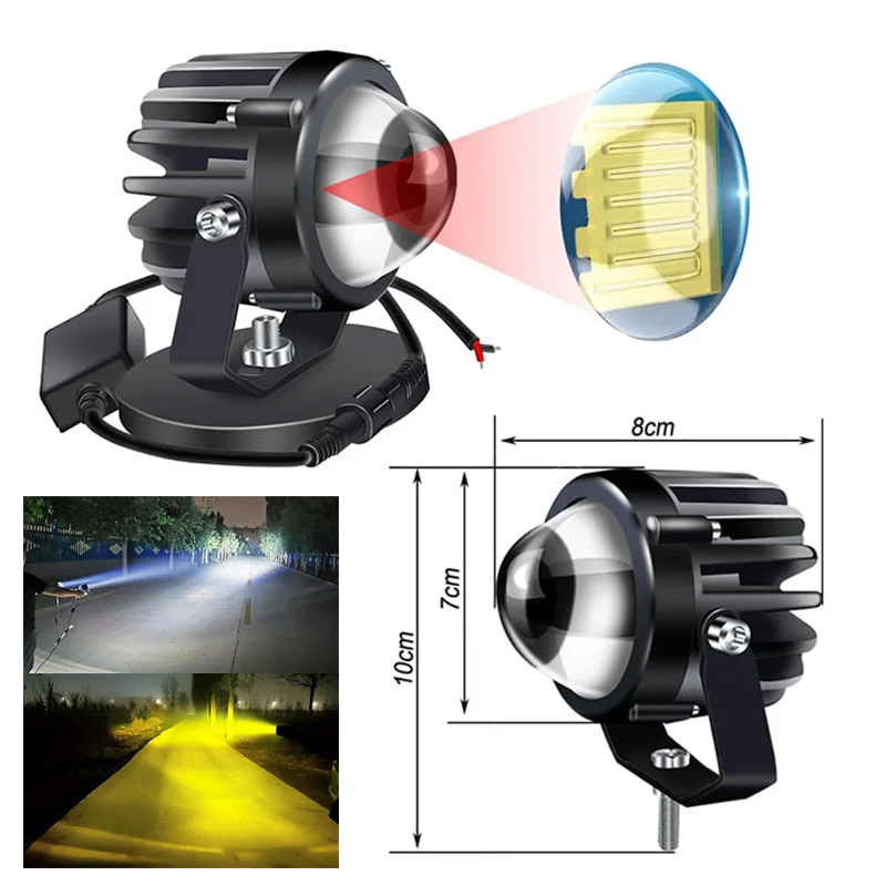 Headlight Aiming Tool - Lampada a LED per moto Proiettore