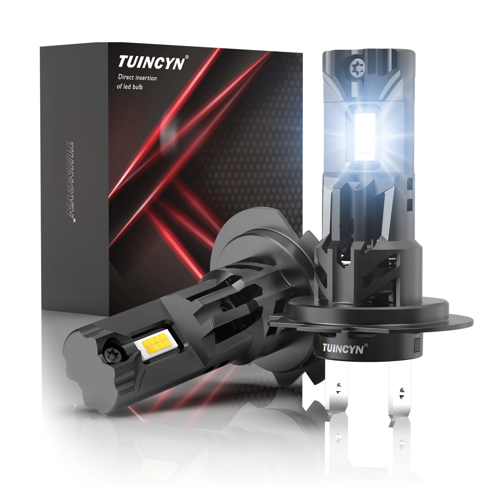 Headlight Aiming Tool - 2x 22000LM 100W H7 LED lampadine