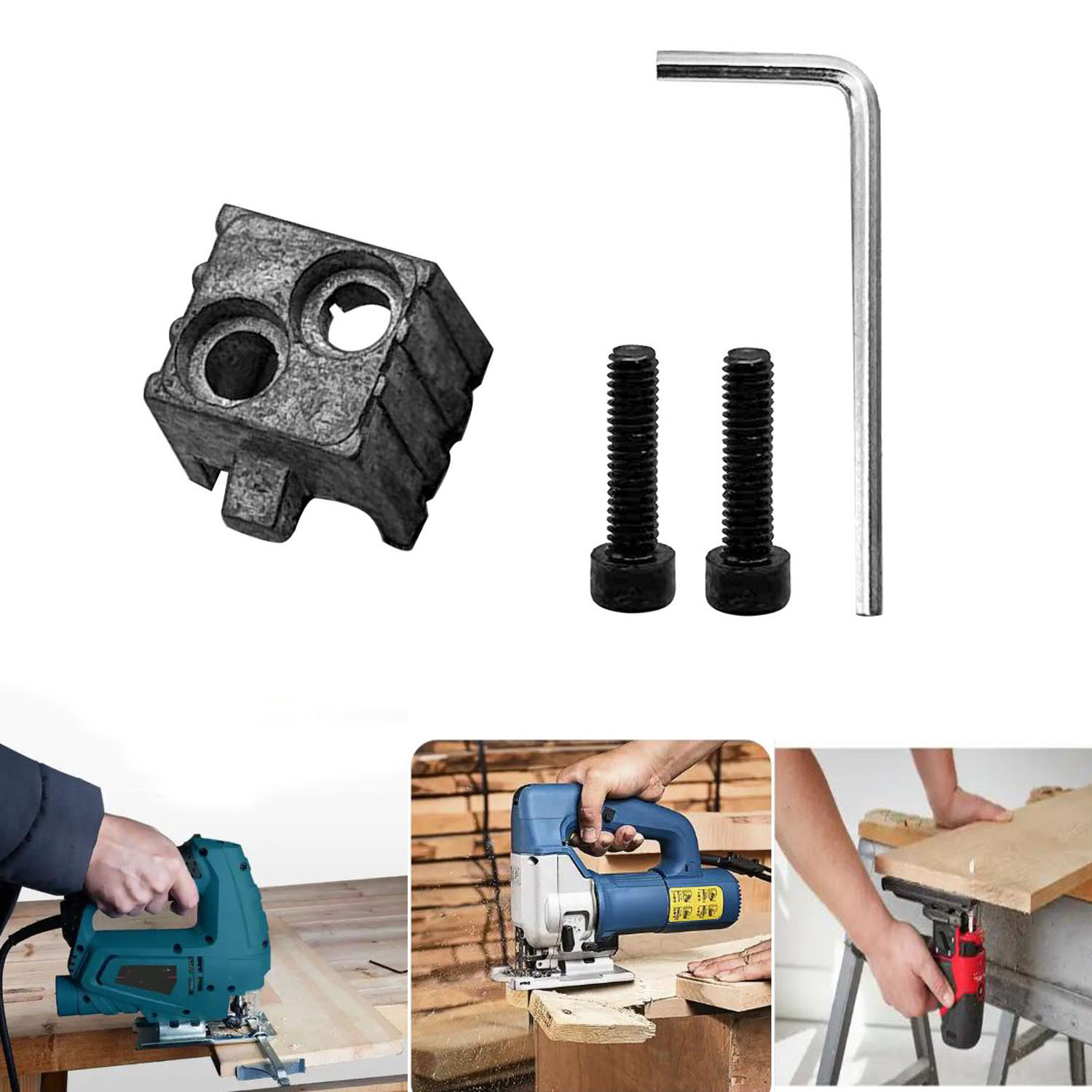 Metal Saw Reciprocating - Morsetto per mandrino a vite per