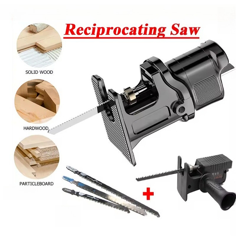 Metal Saw Reciprocating - Adattatore per sega alternativa Trapano elettrico