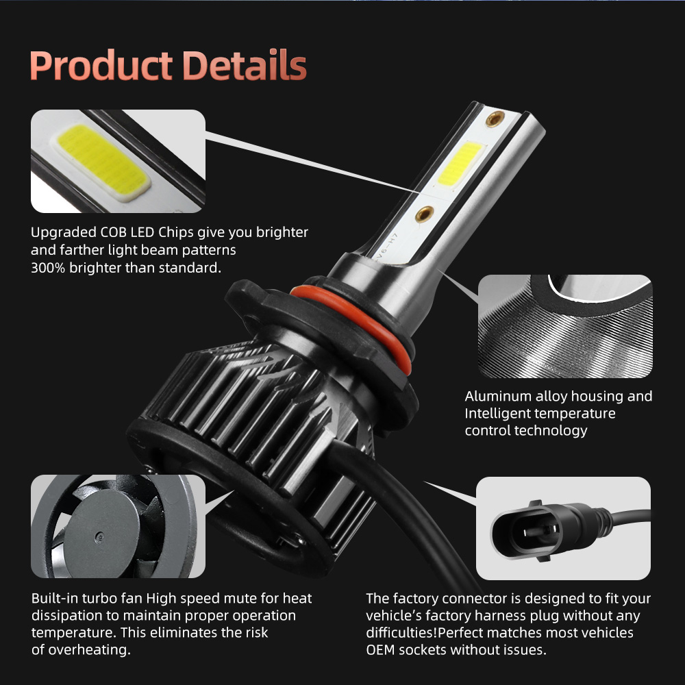 Fari auto 9012 HIR2 LED faro 1 - Headlight Aiming Tool recensione e prezzo