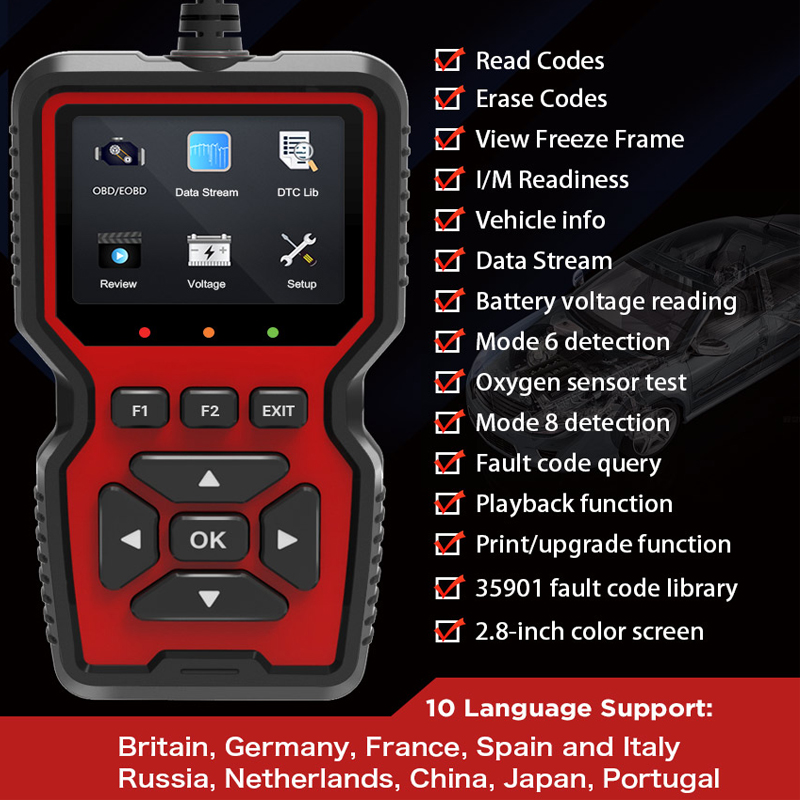 Lettore di Codici OBDII V519,  - Car Diagnostic Tool recensione e prezzo