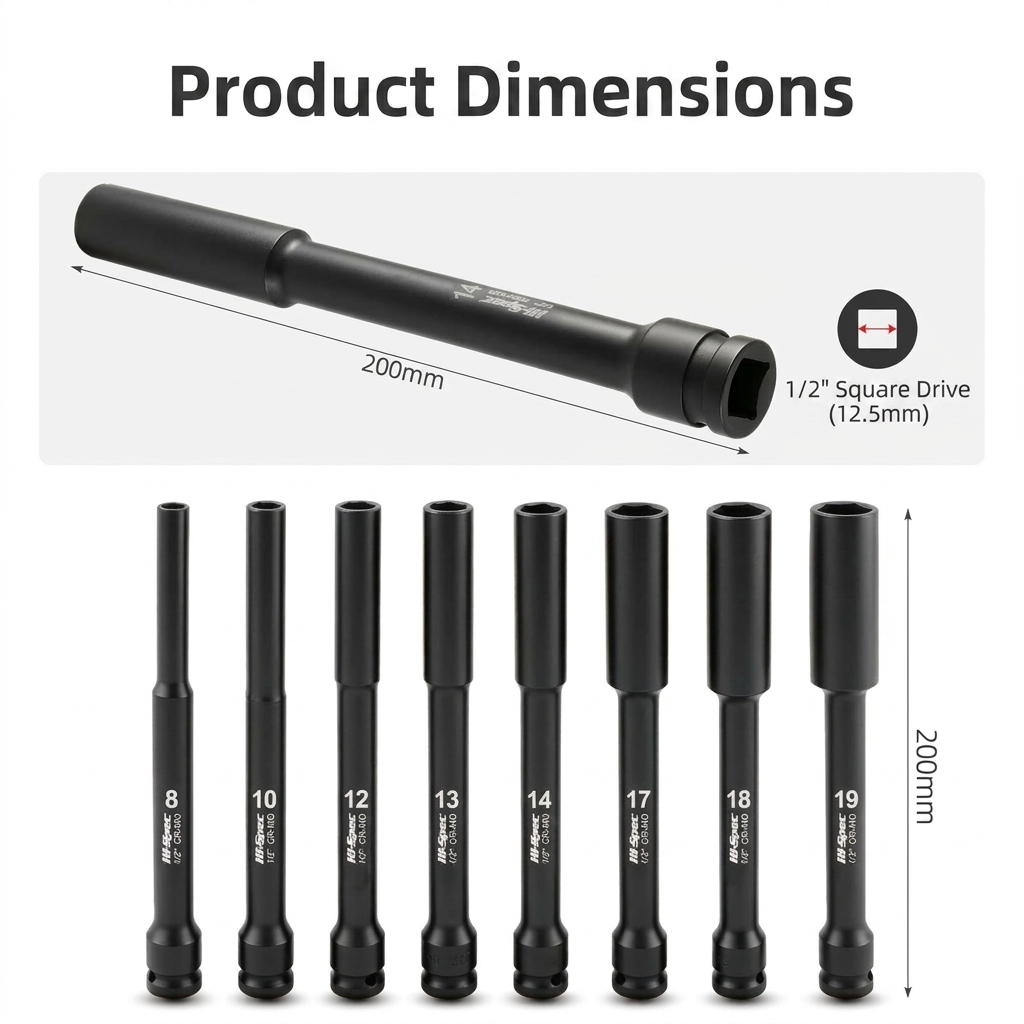 Set di bussole a impatto extra - Pneumatic Impact Wrench recensione e prezzo