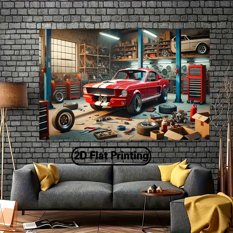 Tappeto Murale Decorativo con  - Auto Repair Shop Background recensione e prezzo