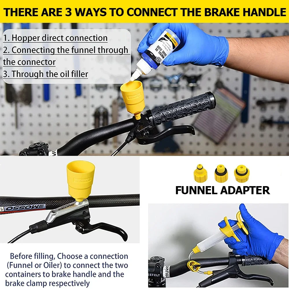 Olio minerale per freni per bi - Brake Bleeder Kit recensione e prezzo
