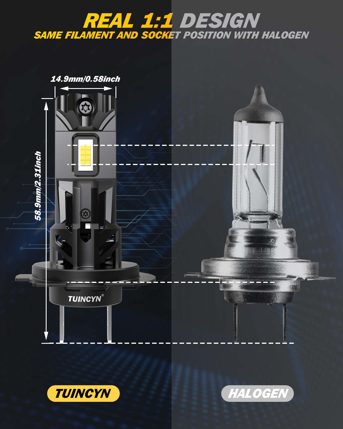 2x 22000LM 100W H7 LED lampadi - Headlight Aiming Tool recensione e prezzo