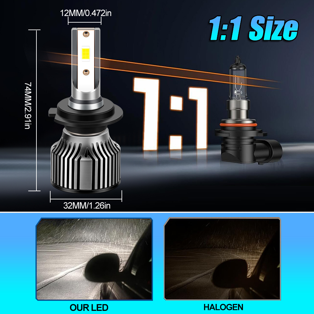 9012 HIR2 LED Headlight 120W 2 - Headlight Aiming Tool recensione e prezzo