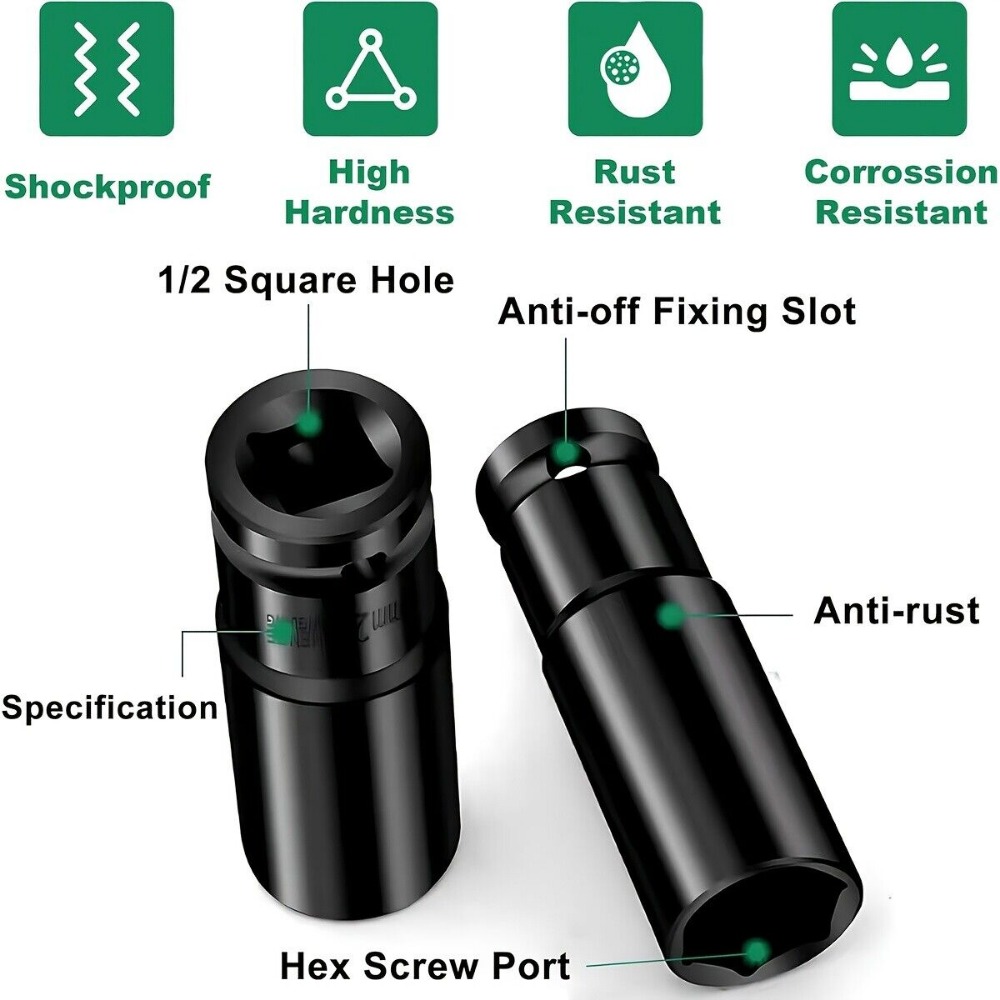 1/2 pollici Drive 6-Point Impa - Pneumatic Impact Wrench recensione e prezzo