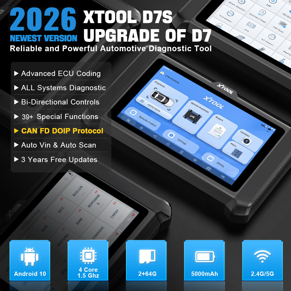 XTOOL D7S - Scanner Diagnostic - Car Diagnostic Tool recensione e prezzo