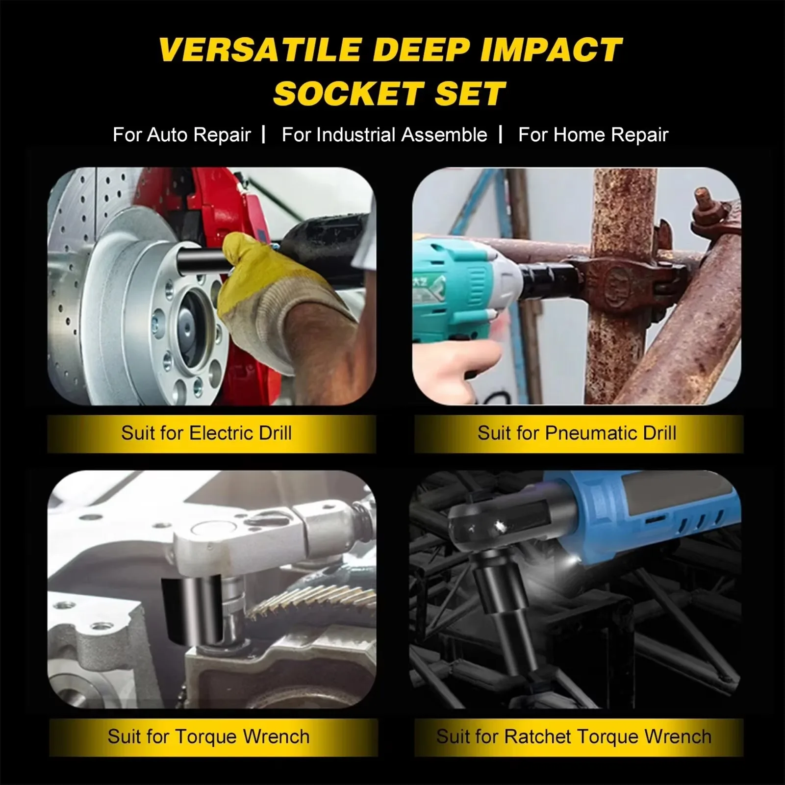 Set di 10 Chiavi a Bussola Met - Pneumatic Impact Wrench recensione e prezzo